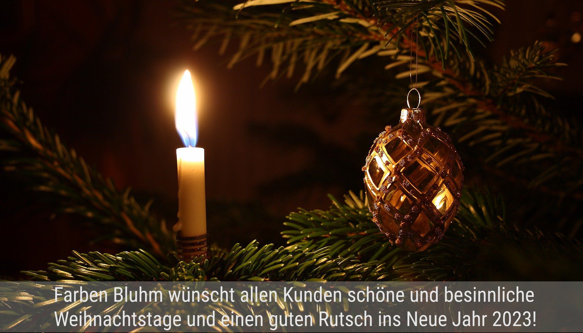 Öffnungszeiten Jahreswechsel 2022 / 2023