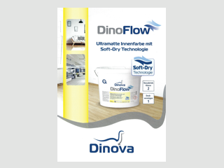 Dinova DinoFlow - Ultramatte Innenfarbe mit Soft-Dry Technologie